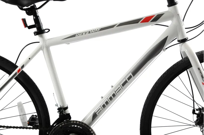 Ammaco Ridgeway 700c Sports Hybrid Bike White-8